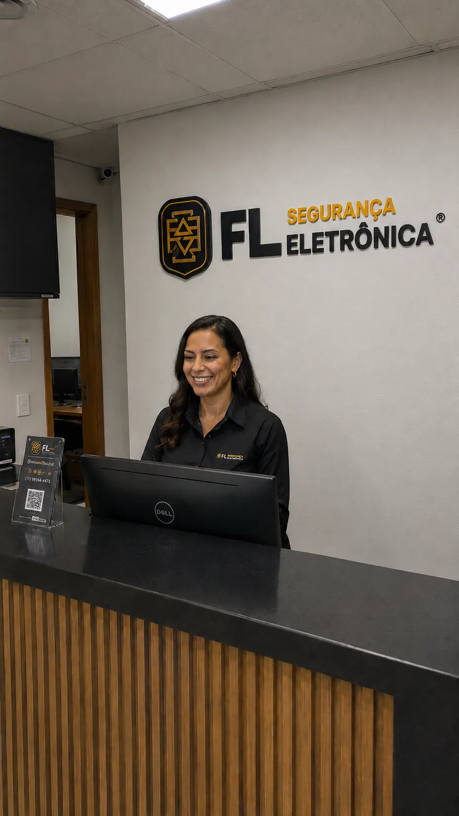 Recepção da FL Segurança Eletrônica